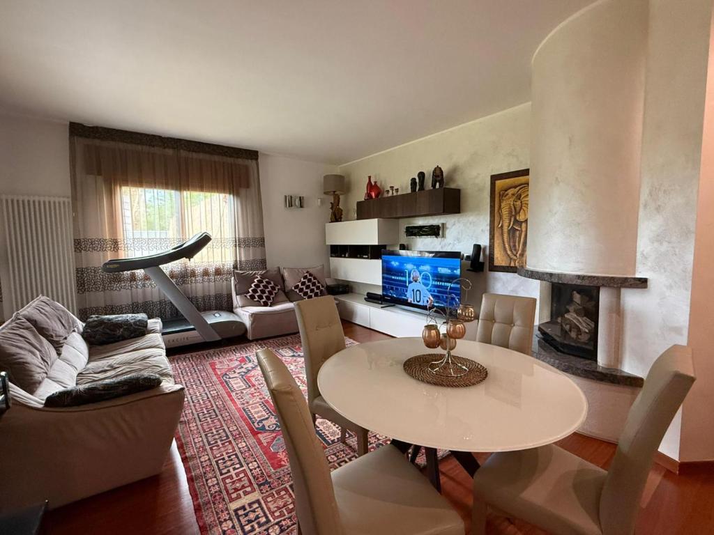 Zona soggiorno di Villa Terraglio, spazio interno accogliente per il relax.